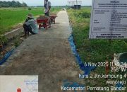 Warga Wonorejo Apresiasi Pembangunan Jalan Usaha Tani dari Dana Aspirasi Anggota DPRD PPP