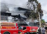 Ruko Bengkel Krisna Motor di Kemiling Ludes Terbakar, Arus Lalu Lintas Sempat Lumpuh