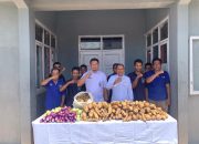 Dukung Ketahanan Pangan Nasional, Lapas Way Kanan Gelar Panen Raya Mantang dan Terong Ungu