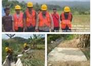 Pembangunan Irigasi P3-TGAI di Pekon Negeri Jaya Lampung Barat Tuntas 100% Meski Dihantam Cuaca Buruk