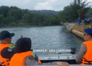 Ditpolairud Polda Lampung Laksanakan Patroli Laut di Area Pelabuhan Bakauheni