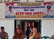 Pemdes Jaya Sakti Salurkan BLT Dana Desa Tahap III Tahun 2025 kepada 30 KPM