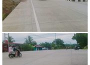 Jalan Rabat Beton Nakau–Betungan Mulus Bak Jalan Tol, Warga dan Sopir Angkat Topi