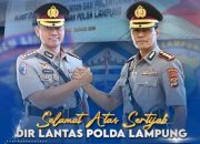 Ucapan Selamat atas Pelantikan Kombes Pol. Nicolas Dedy Arfianto sebagai Dirlantas Polda Lampung
