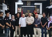 Pererat Silaturahmi, SMSI Way Kanan Kunjungi Kapolres AKBP Didik Kurnianto