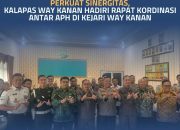 Perkuat Sinergitas APH, Kalapas Way Kanan Hadiri Rakor Nasional di Kejari