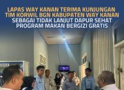Lapas Way Kanan Terima Kunjungan Tim Korwil BGN, Matangkan Program Makan Bergizi Gratis