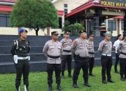 Perkuat Sinergitas TNI–Polri, Dansubdenpom Persiapan Way Kanan Hadiri Apel Gelar Pasukan Operasi Keselamatan Krakatau 2026