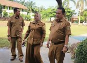 MKKS Lampung Utara Tinjau Lokasi Banjir di SMA Negeri 3 Kotabumi