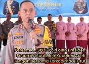 Presiden Prabowo Subianto Resmikan 1.179 SPPG Polri, Polres Aceh Tengah Turut Memeriahkan Secara Virtual