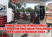 Wartawan Diintimidasi di SPBU Tapan, Dugaan Penyalahgunaan BBM Bersubsidi Disorot