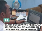 Disdik Kabupaten Kediri Gelar Rapat Koordinasi Daring, Percepat Kesiapan TKA SD dan SMP