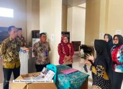 Dispusip Lampung Utara Serahkan Pinjam Buku ke SMP Rasyid Al Karim Kotabumi
