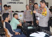 Kapolres Lampung Utara Cek Senpi Dinas, Pastikan Penggunaan Sesuai Prosedur
