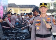 Kapolres Aceh Tengah Turun Tangan! Senpi Anggota Disidak, Narkoba Diharamkan di Tubuh Polri