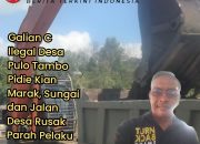 Tambang Galian C Ilegal di Desa Pulo Tambo Menggila, Sungai Dikeruk – Jalan Desa Hancur, Keuchik Diduga Dalangnya