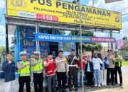 MELEDAK! Arus Mudik Jalur Tengah Sumatera di Way Kanan Nyaris Lumpuh, PMI Turun Langsung Hadapi Gelombang Pemudik