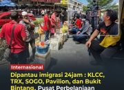 Imigrasi Malaysia Siaga 24 Jam! Titik Kumpul Warga Asing di Kuala Lumpur Diawasi Ketat hingga 29 Maret