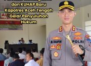 Perkuat Pemahaman Personel tentang KUHP dan KUHAP Baru, Kapolres Aceh Tengah Gelar Penyuluhan Hukum