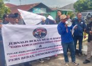 Wartawan Batu Bara Gelar Aksi di Depan Lapas Kelas IIA Labuhan Ruku, Tuntut Transparansi dan Perbaikan