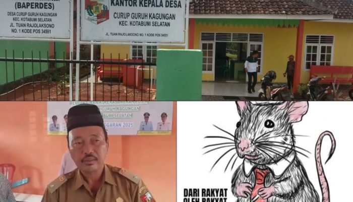 Dugaan Penyimpangan Dana Desa TA 2025, Pengelolaan Anggaran Desa Curup Guruh Kagungan Jadi Sorotan