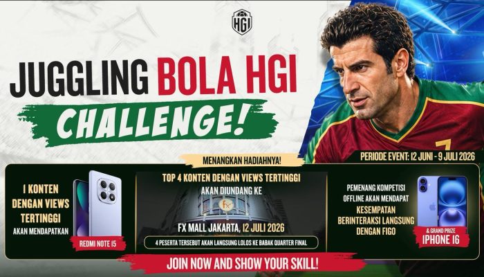 Higgs Games Island Ajak Fans Bertemu Langsung Luís Figo lewat Kompetisi #JugglingBolaHGI