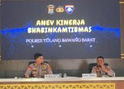 Polres Tulang Bawang Barat Gelar Anev Bhabinkamtibmas, Tekankan Kehadiran Polisi di Tengah Masyarakat