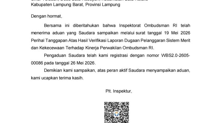 DPD dan DPC Lampung Barat Kawal Transparansi Sistem Merit, Siap Ambil Surat Balasan Inspektorat Ombudsman RI