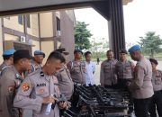 Sipropam Polres Tulang Bawang Barat Laksanakan Pemeriksaan Berkala Senpi Dinas Milik Personel