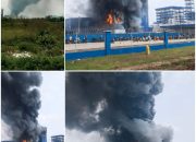 Kebakaran di PT Evyap Sabun Indonesia KEK Sei Mangkei, Asap Hitam Membumbung Tinggi, K3 dan Dugaan Kelalaian Dipertanyakan
