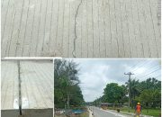 Baru Dikerjakan Sudah Retak, Kualitas Proyek Dinas PUPR Simalungun Dipertanyakan