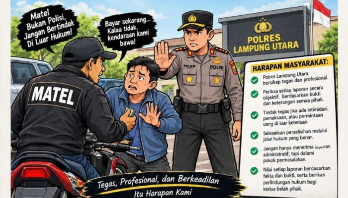 Polres Lampung Utara Diminta Tegas Sikapi Persoalan Matel, Dugaan Pemaksaan dan Permintaan Uang Jadi Sorotan